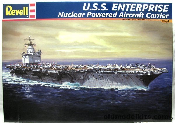 Revell 1/400 CVN-65 USS Enterprise Attack Carrier, 85-3707 plastic model kit